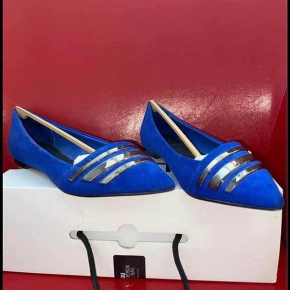Women's Blue Aldo Flats - Picture 3 of 3